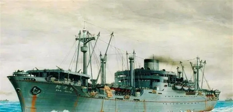 40吨金船被击沉,日籍货船被击沉