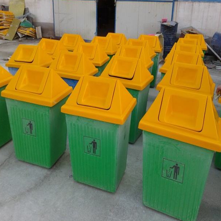 城市垃圾分类专用垃圾桶金属桶,社区垃圾分类回收箱