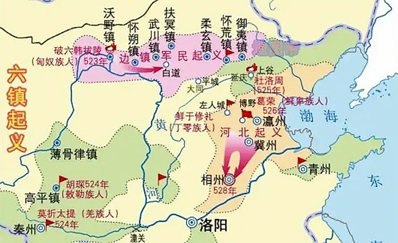 南北朝时期的河套平原,沃野镇古城遗址