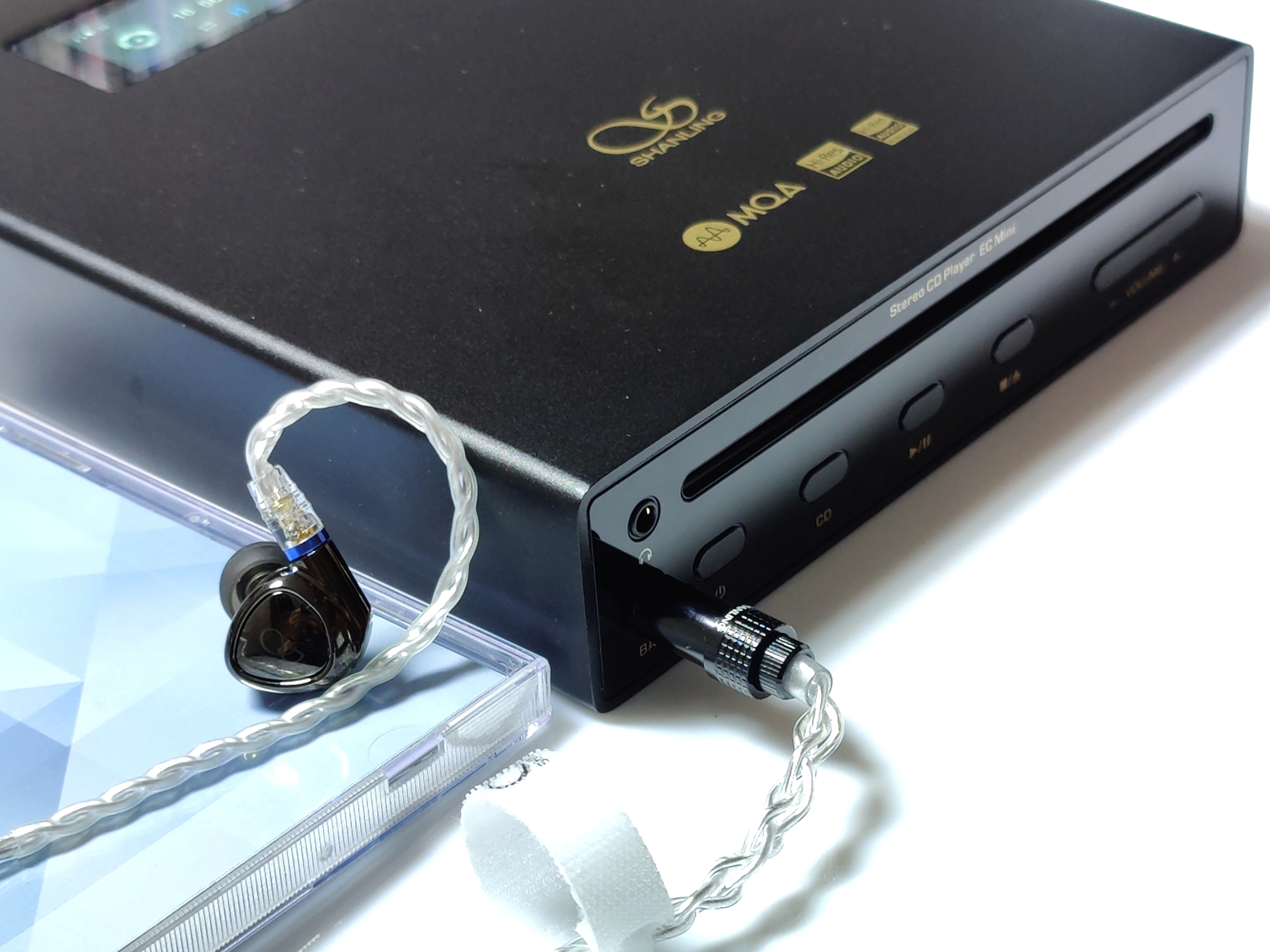 一机走遍天下山灵ECMini便携CD桌面HiFi一体机器材搭配听感分享