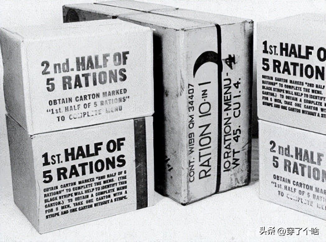 二战意大利和英国军粮,1945美国二战军粮