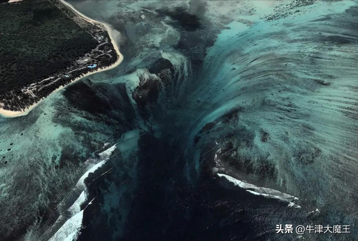 毛里求斯水下瀑布第一视角,毛里求斯瀑布奇观