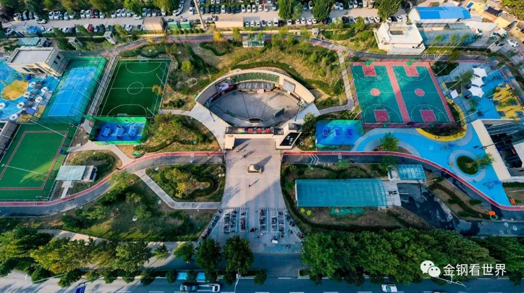 赵都体育公园跑道,赵都体育公园羽毛球场