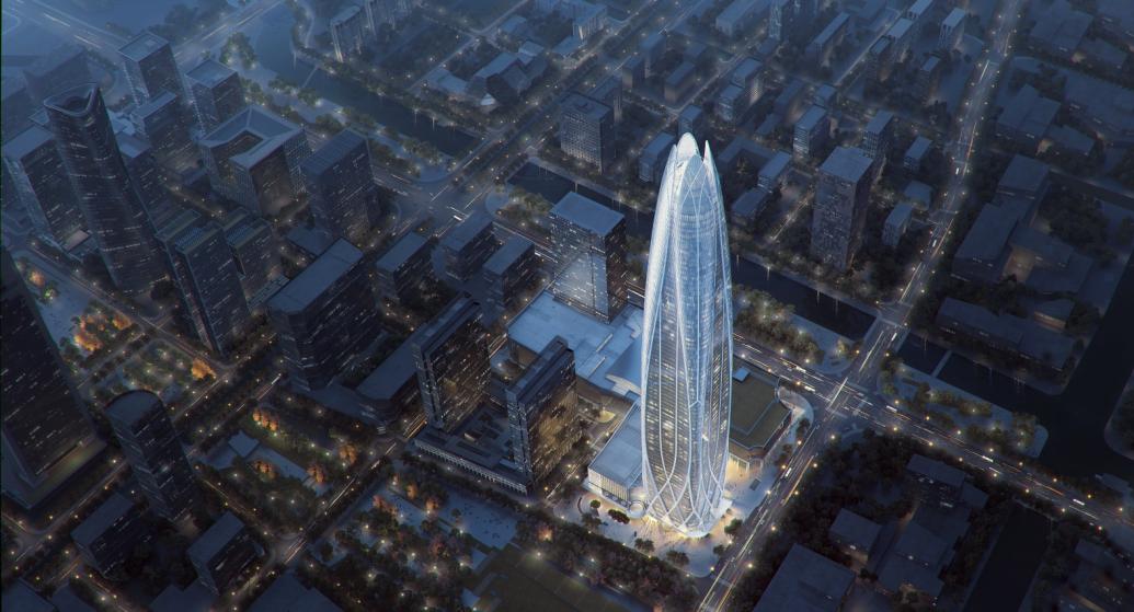 nbc宁波多高,nbc宁波中心和宁波城市之光