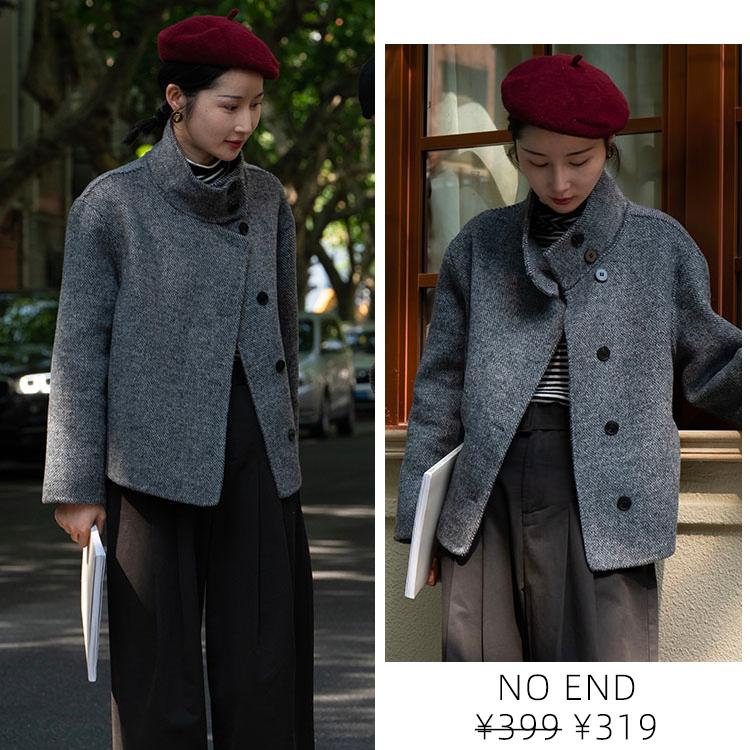 小个子拼接毛衣棉服最新款时髦,秋冬慵懒毛衣棉服内搭