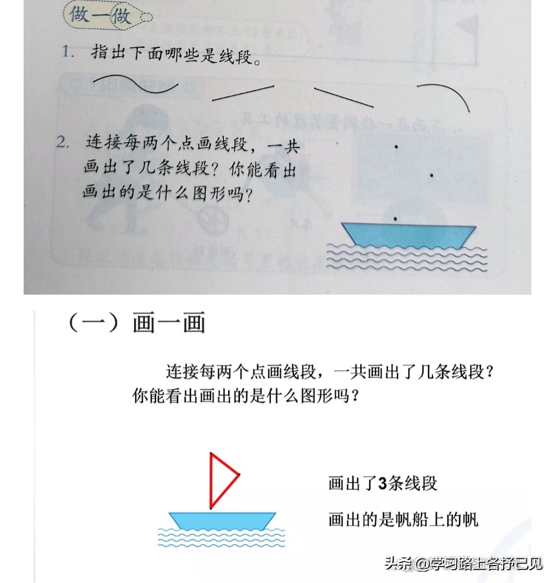 二年级数学第一单元线段讲解,关于二年级数学线段的知识点