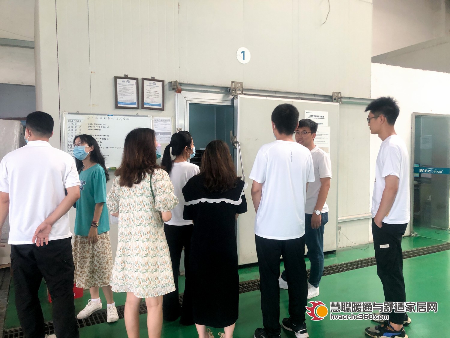 为14万家暖通商家源头找货！慧聪热泵网易招通撮合团队走进华天成