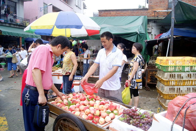 高考后卖桃子的时光
