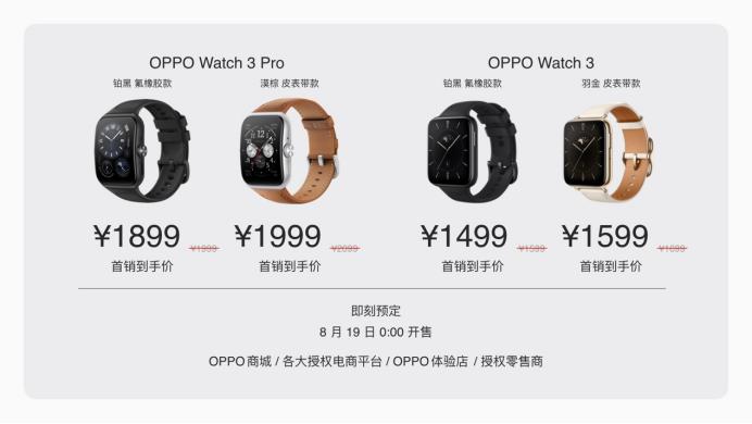 oppo手表watch3全智能都有什么,oppowatch3智能手表新品发布