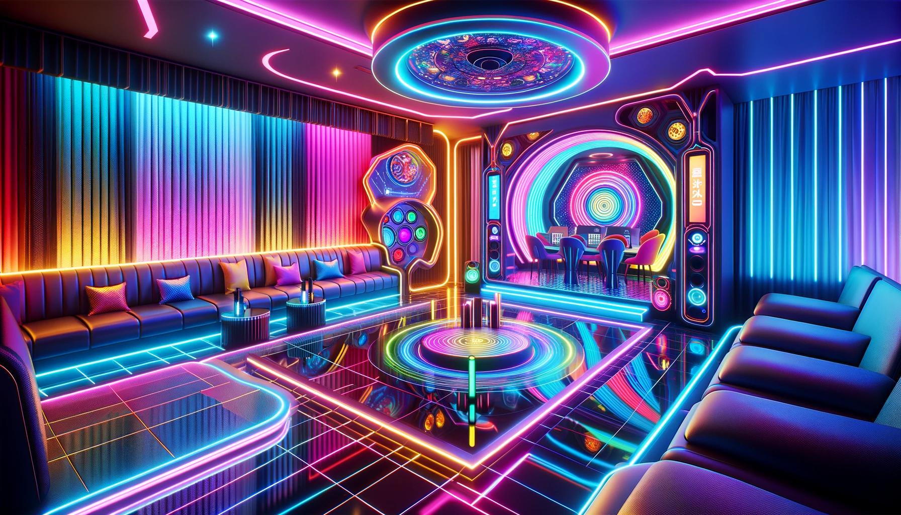 ktv装修设计效果图及灯光布置,ktv装修效果图时尚主题