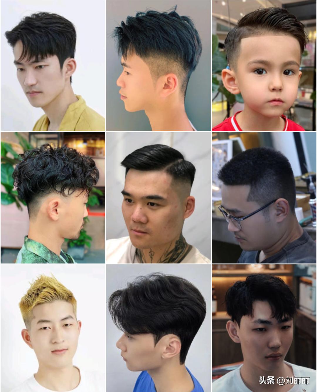 2020年男士中分发型最火发型,男士发型2021流行发型圆脸方脸