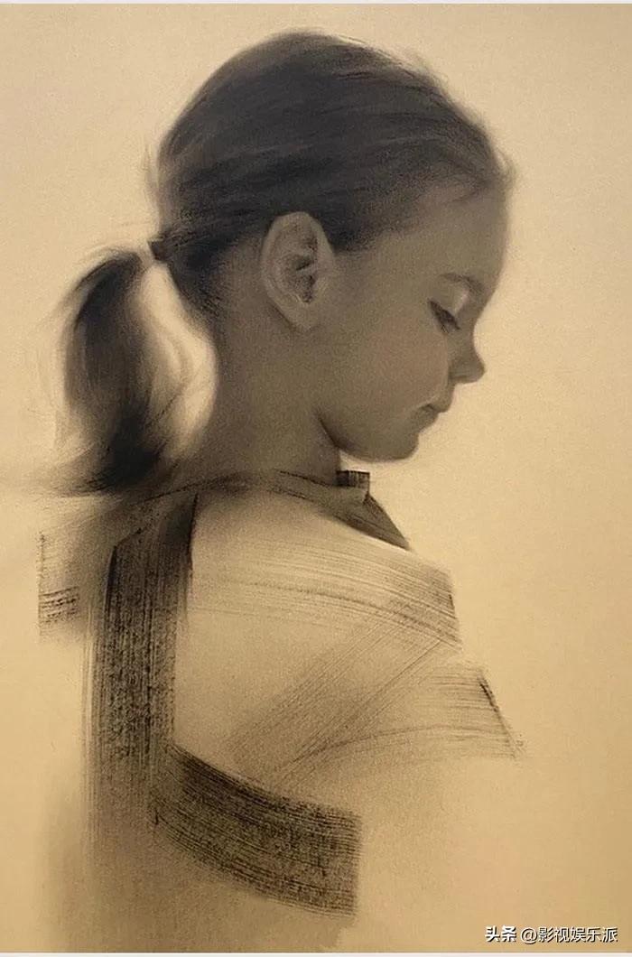 女人素描艺术作品欣赏,超漂亮女性素描画法