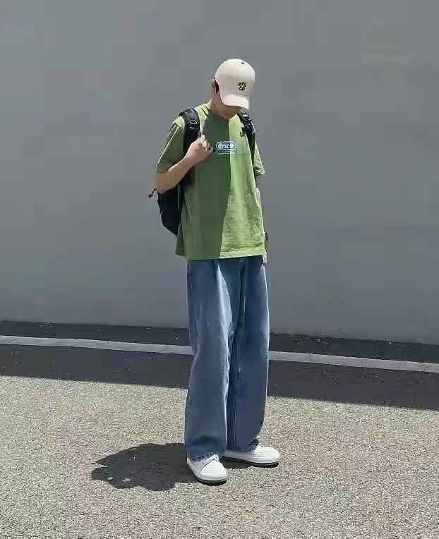 牛油果绿外套男怎么搭配,牛油果绿衬衣搭配少年感