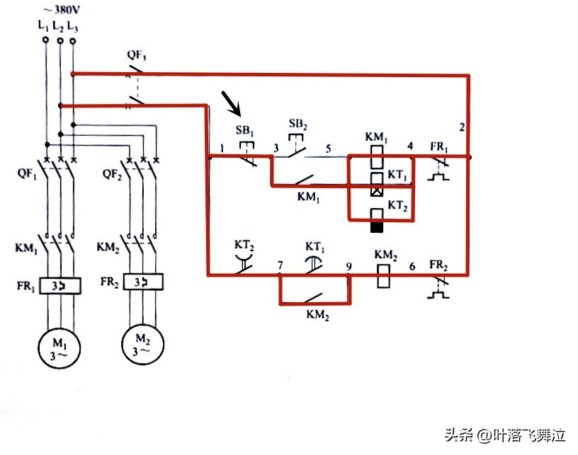 时间继电器顺序控制正反转,时间继电器控制顺序启动电路