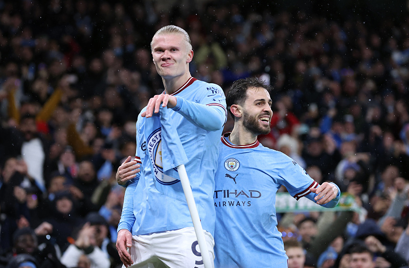 曼城三冠王哈兰德,曼城三冠王后哈兰德身价