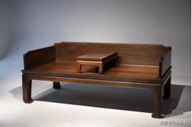 临沂传统红木罗汉床,中式红木罗汉床摆放图