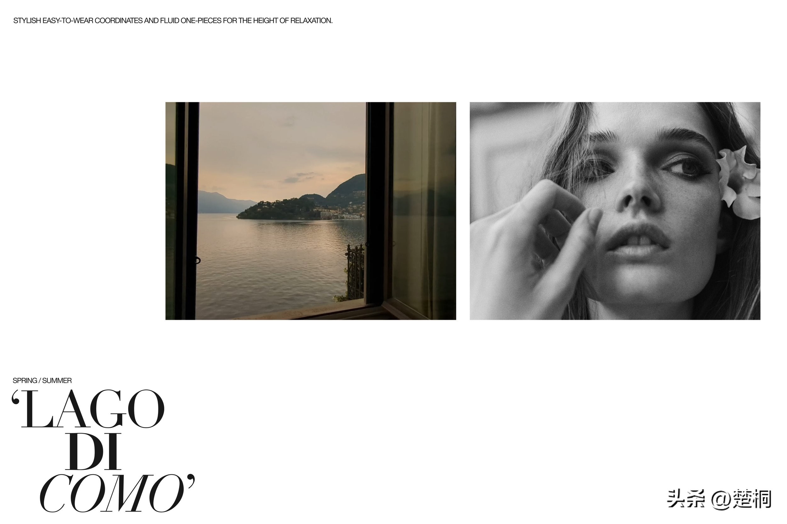 美国超模露露·坦尼，麦西姆杜特夏季新品宣传摄影