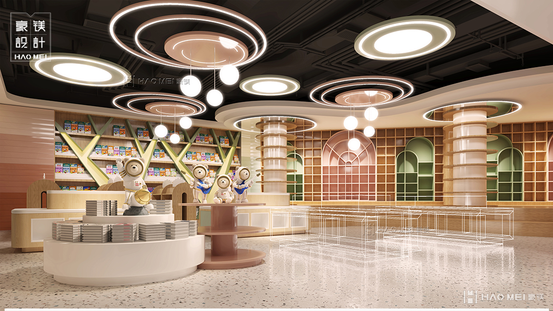 书店装修报价明细表全包,书店简单装修设计