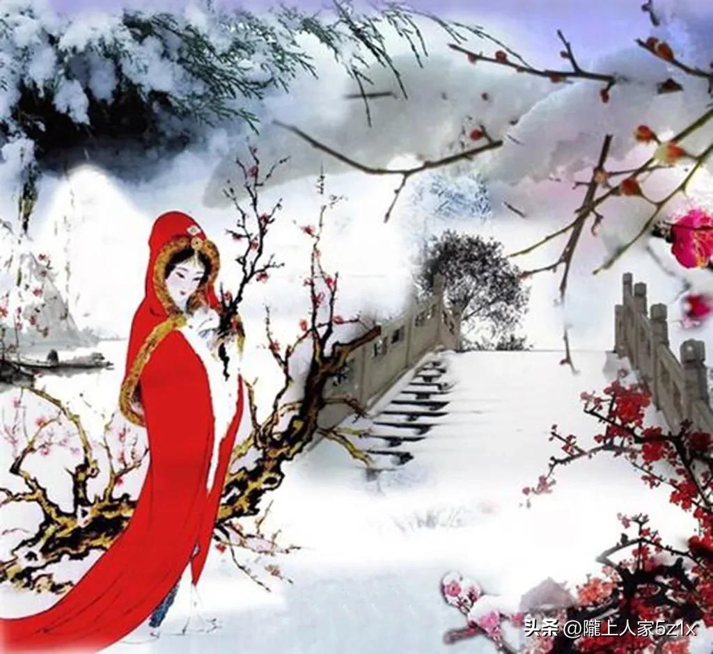 著名的冬日五言绝句经典古诗推荐,经典咏雪景古诗10首七言绝句