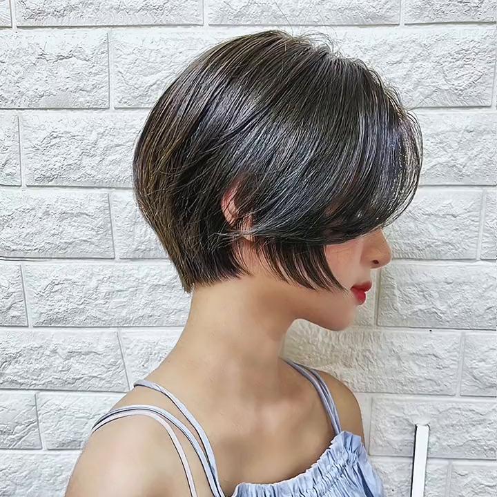 短发去除技术的运用@抖音短视频