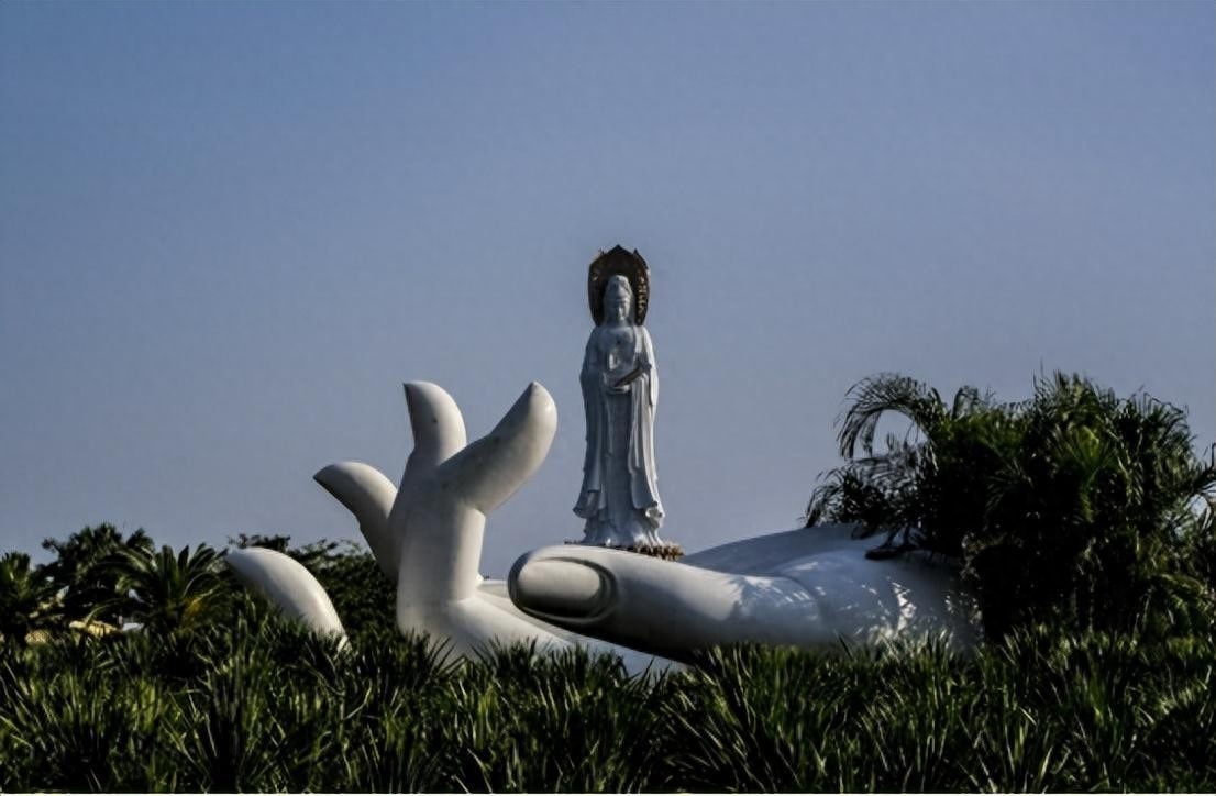 海南耗资8亿建观音像,海南南海观音像高多少米