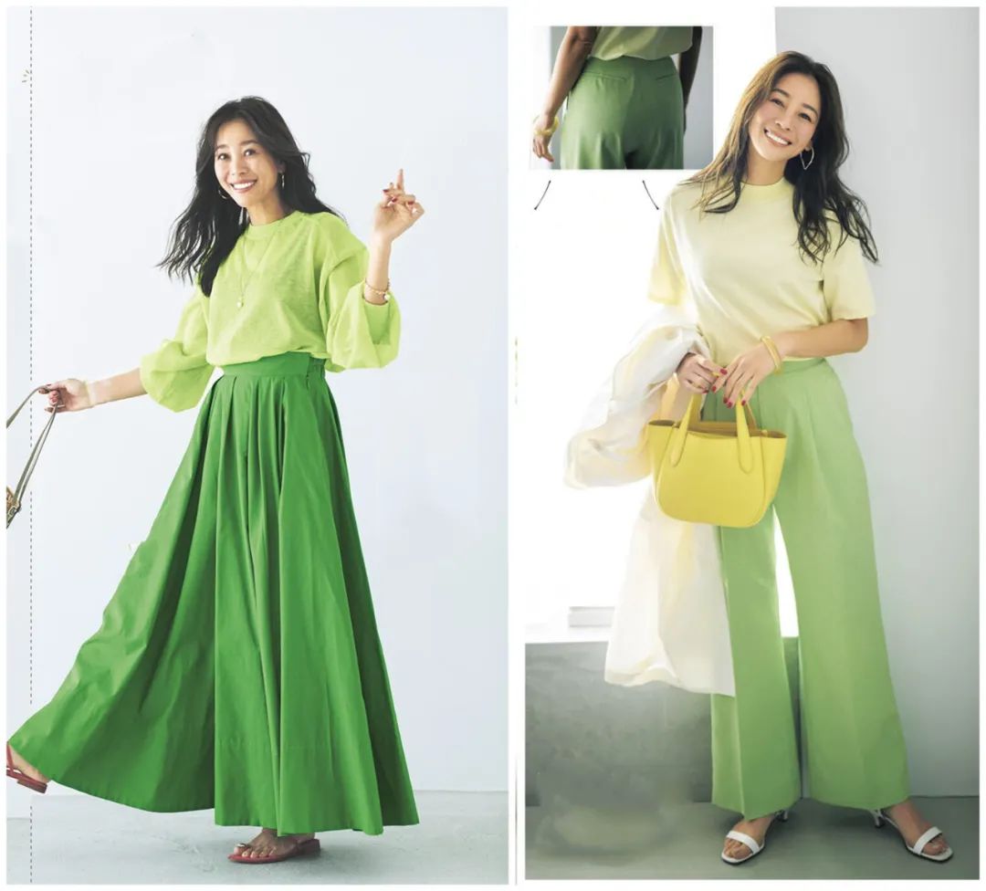 绿粉橙蓝四色如何搭配,红橙黄绿蓝靛紫三色搭配