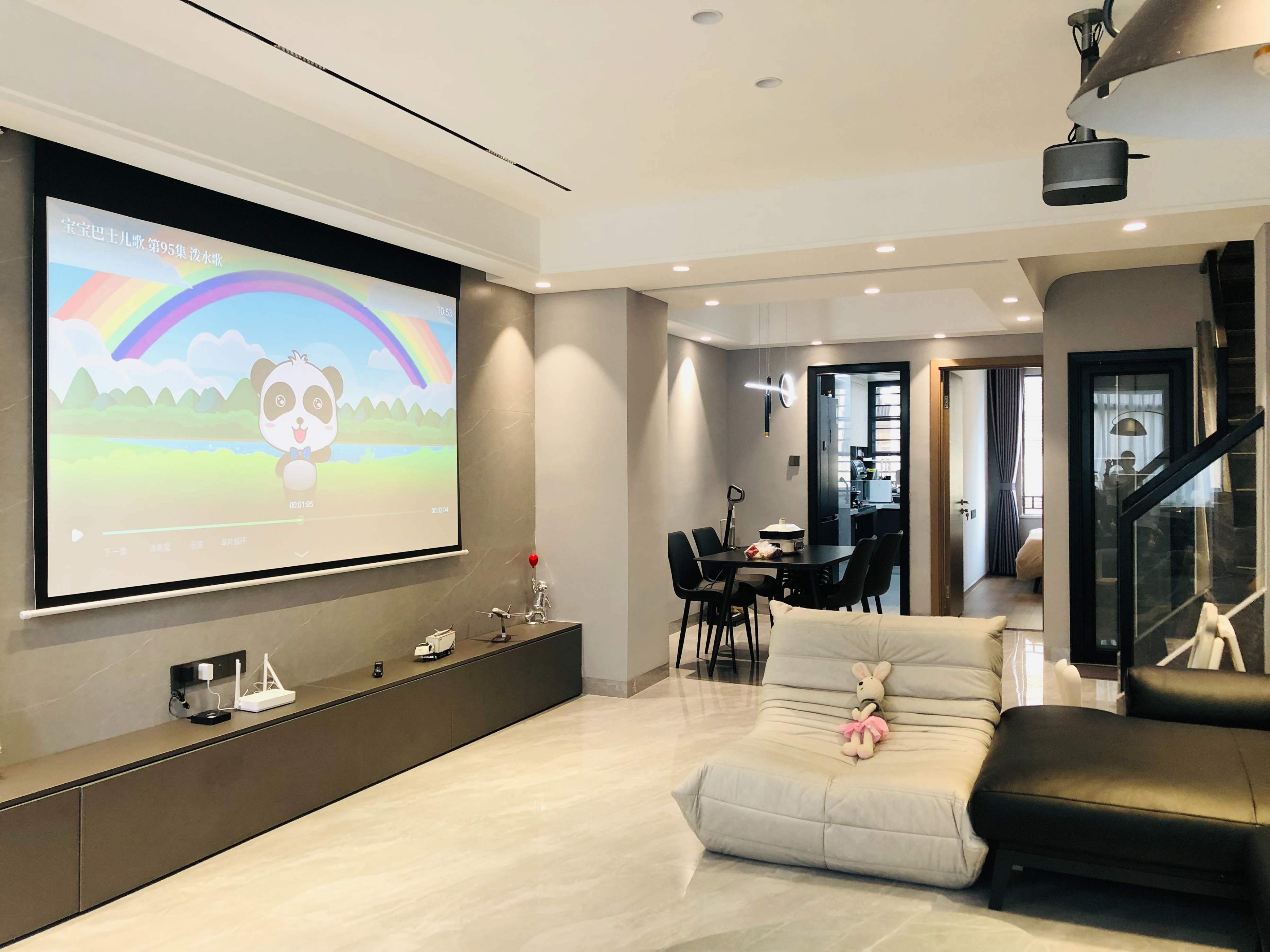 整屋设计思路,72平一楼小户型现代简约装修风格