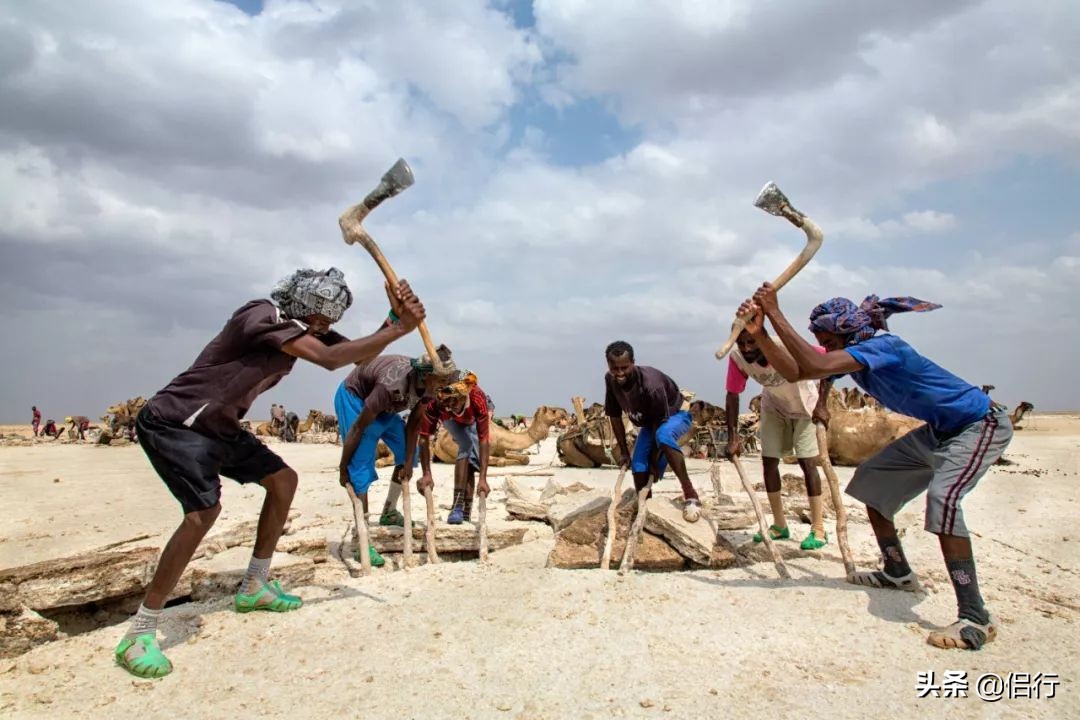 在非洲的死海，探访最接近地狱之门的人