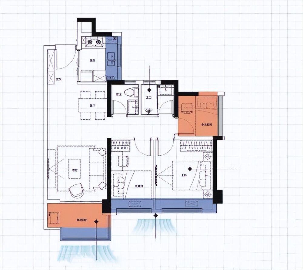 白云越秀星汇城二期,越秀白云星汇城钟落潭房型