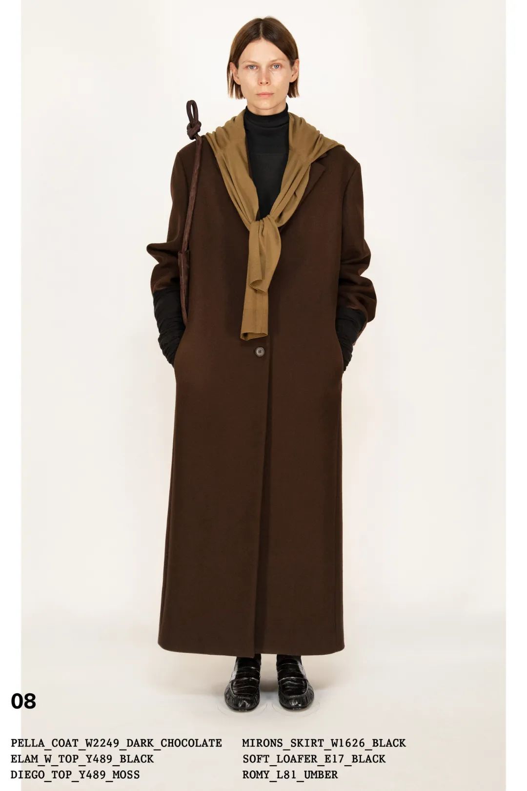 therow极简风t裙,therow长袖针织搭配