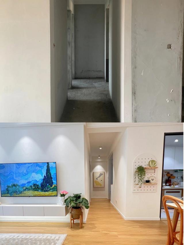 广州一女主的家，凭借“三无装修”走红网络，果然越简约越实用