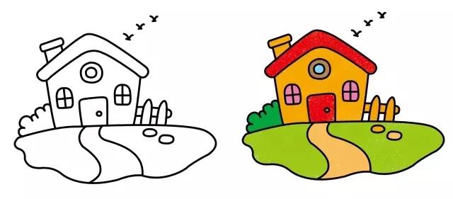 简单实用又好看的简笔画,60款唯美的风景简笔画