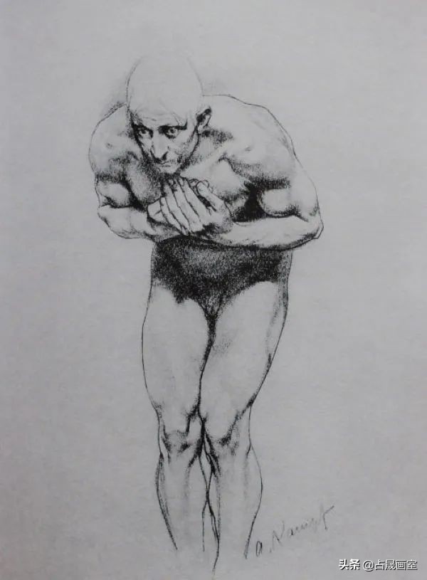 德国素描大师，康波夫严谨的素描