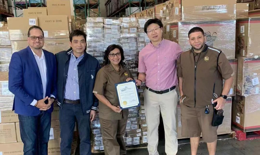 追求卓越|美新物流荣获美国国会特别认可证书