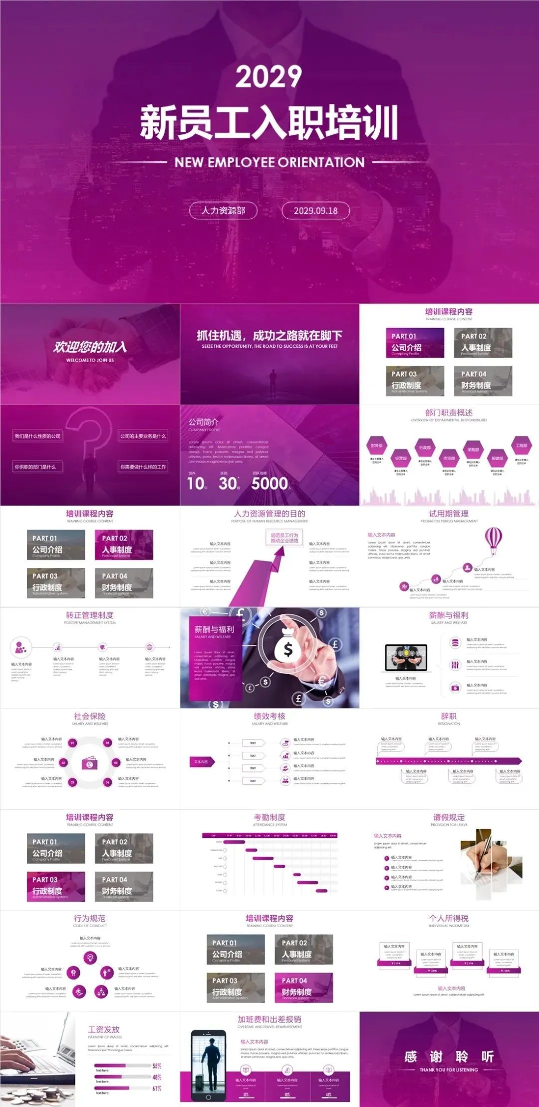 新员工入职培训ppt模板免费下载,新员工入职培训ppt模板可以修改