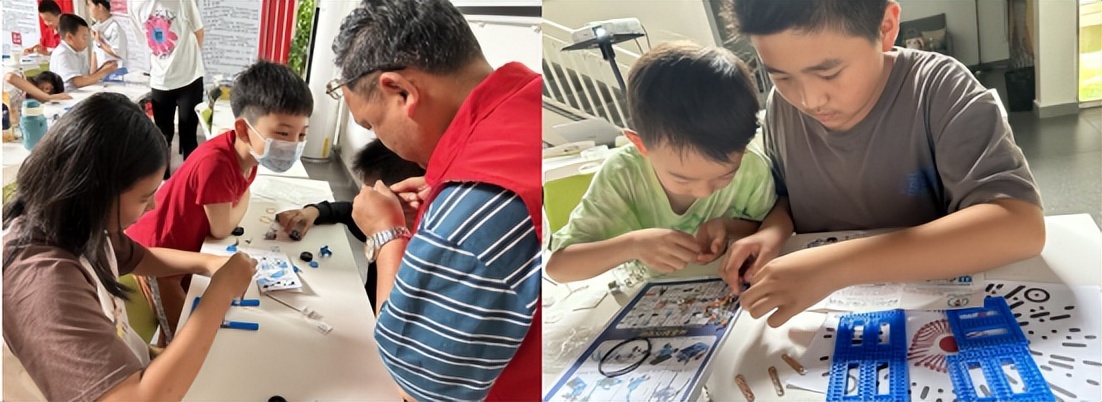 一里塘社区开展Steam教育公益课种下科学“惊奇”种子