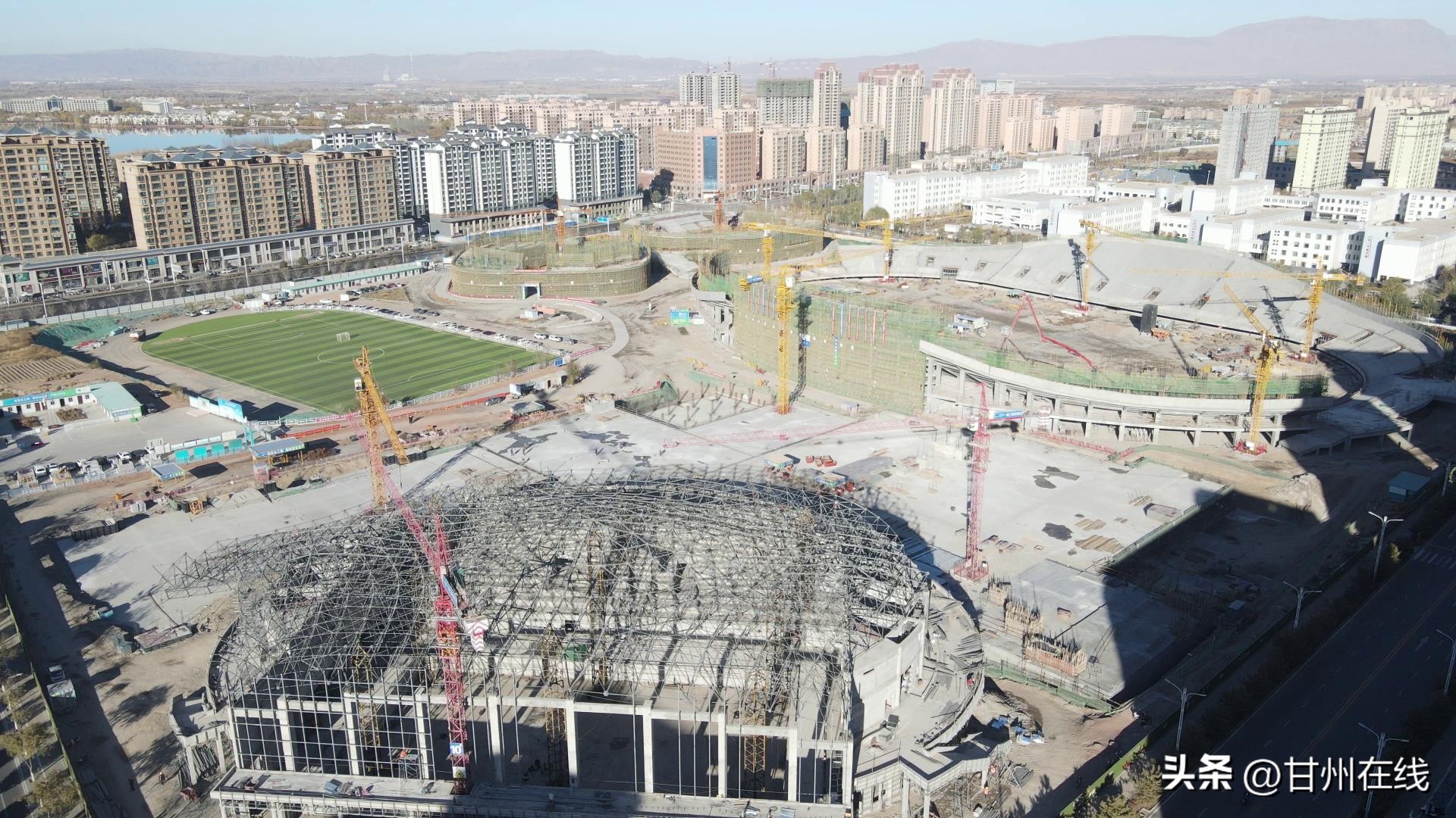 张掖奥体中心效果图,张掖奥体中心项目简介