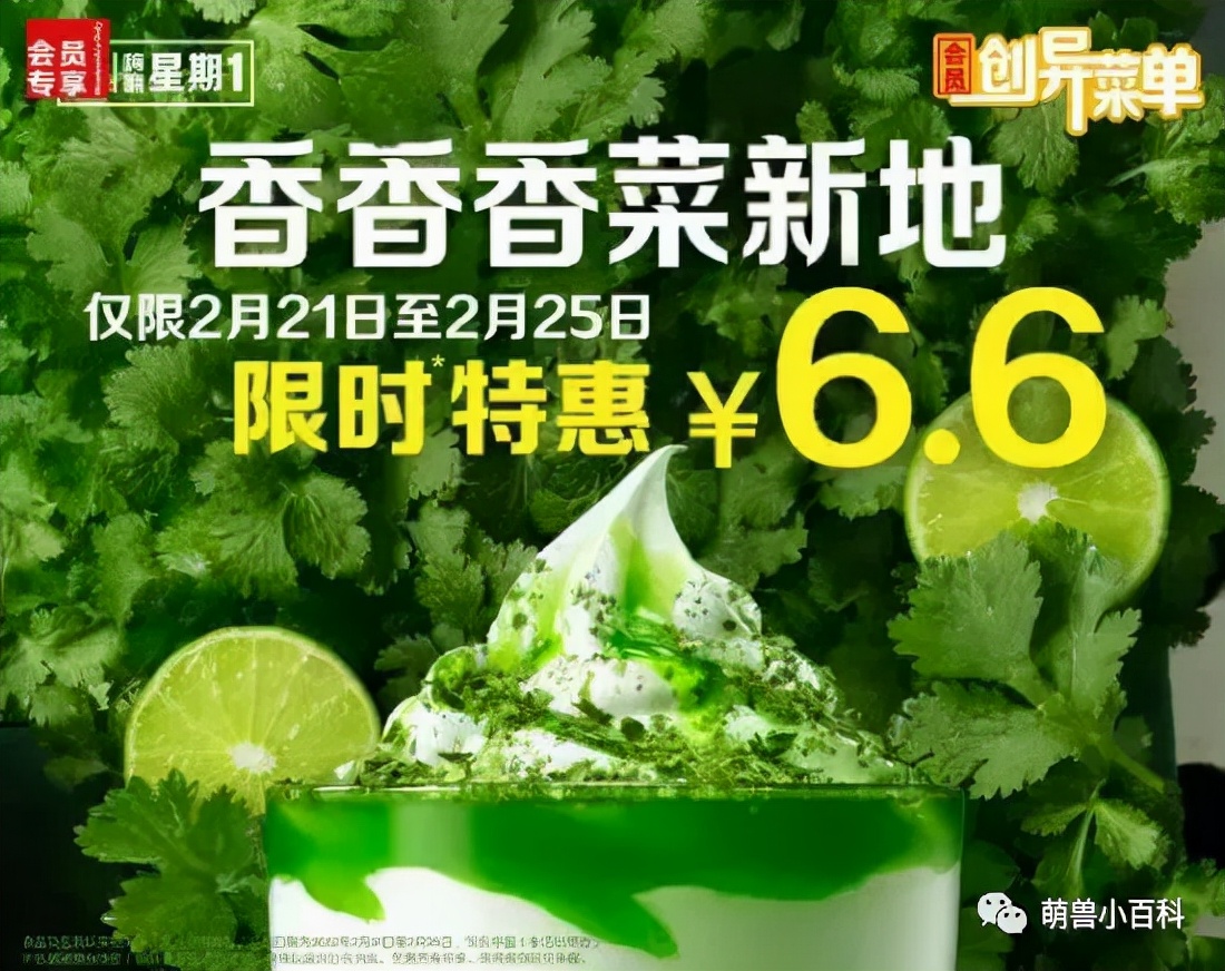 网友炸锅：麦当劳出了香菜新地，猫咪和狗狗能吃香菜吗？