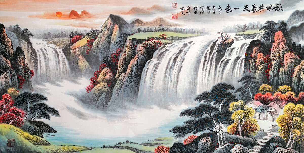 难得一见国画的图片,乾坤清气国画高清图