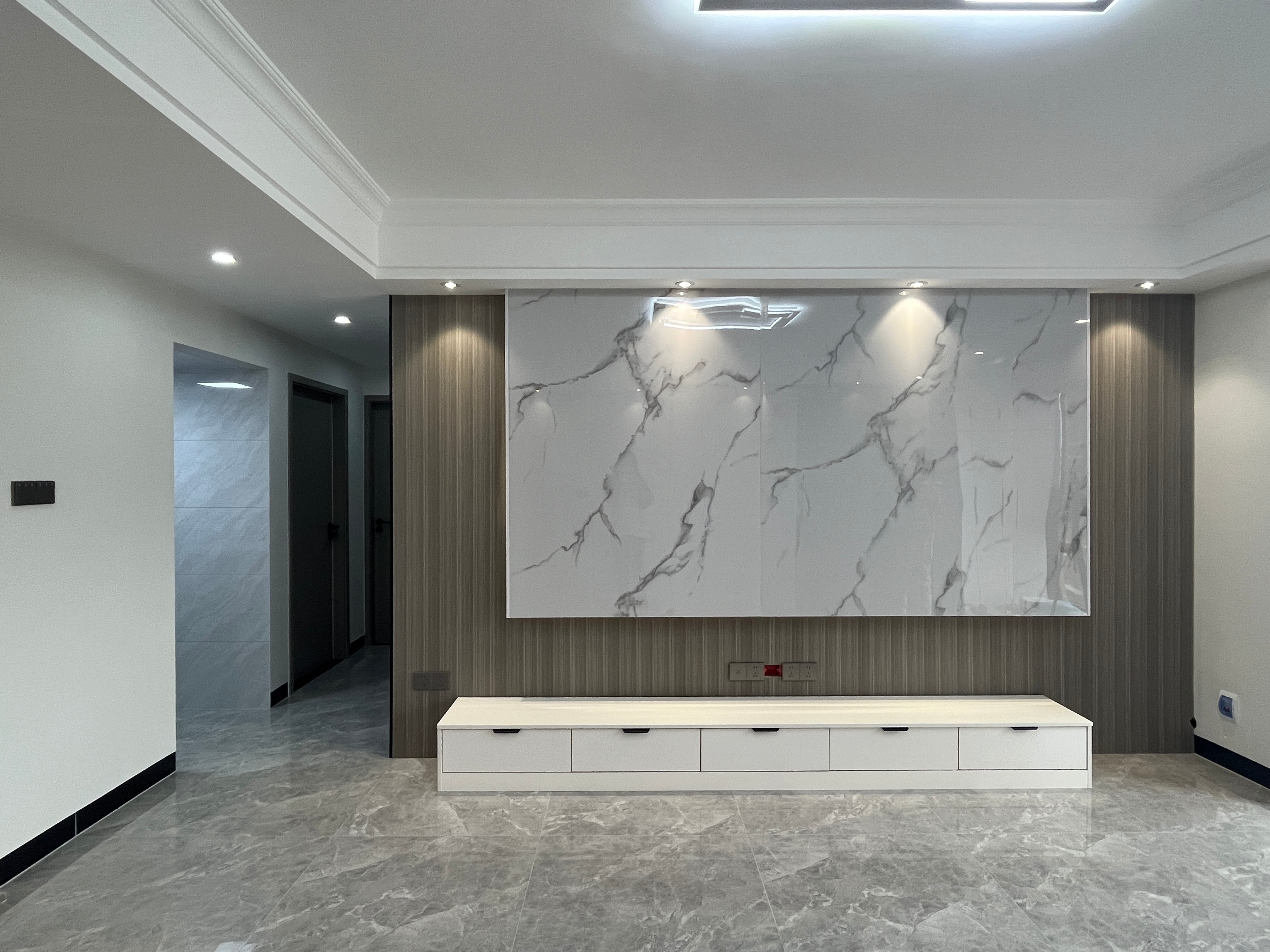 柳州深度空间装饰样板房,柳州钱隆御景装修案例效果图