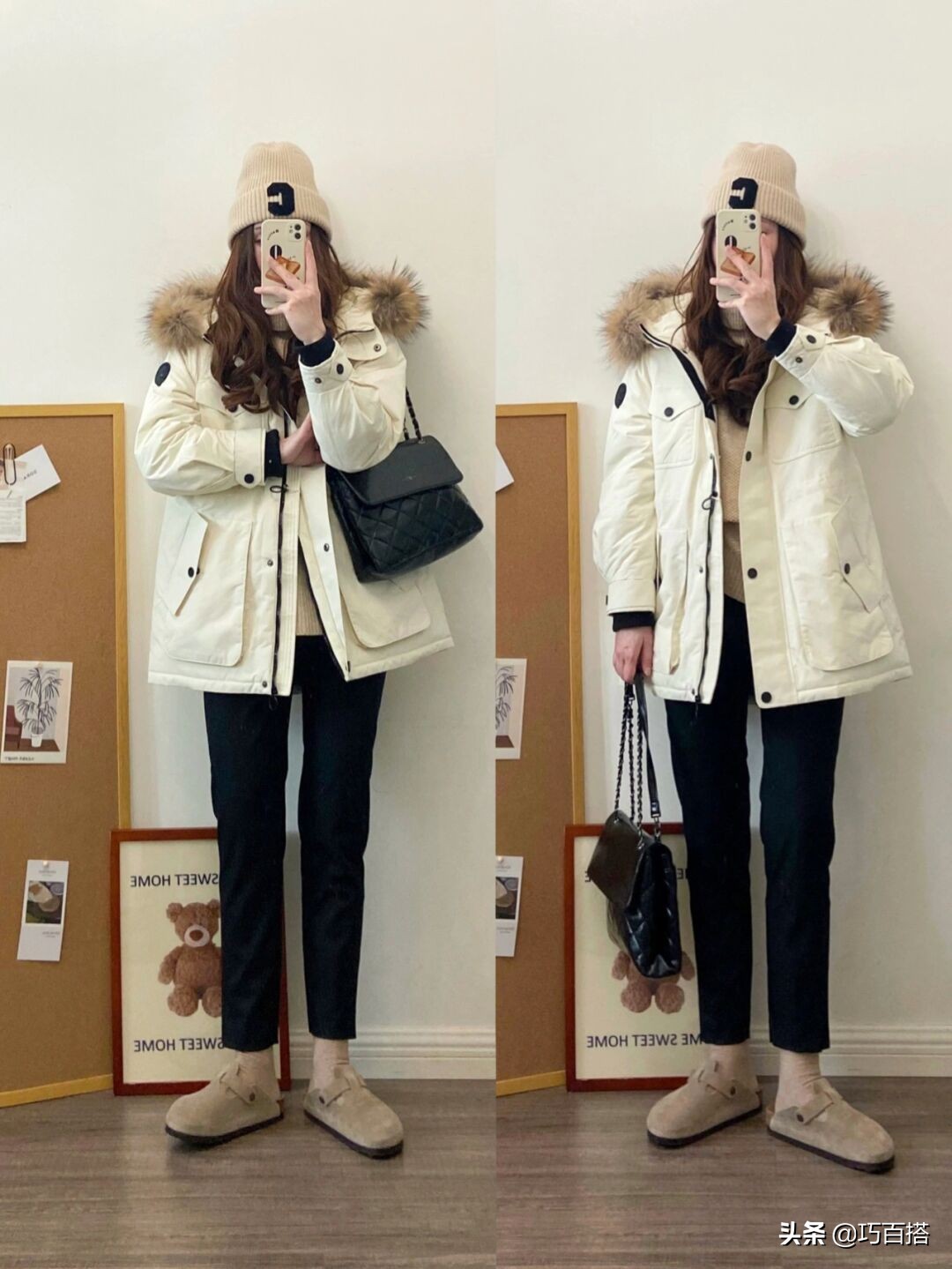 冬天外出就要保暖又好看,冬天出门既要保暖又好看