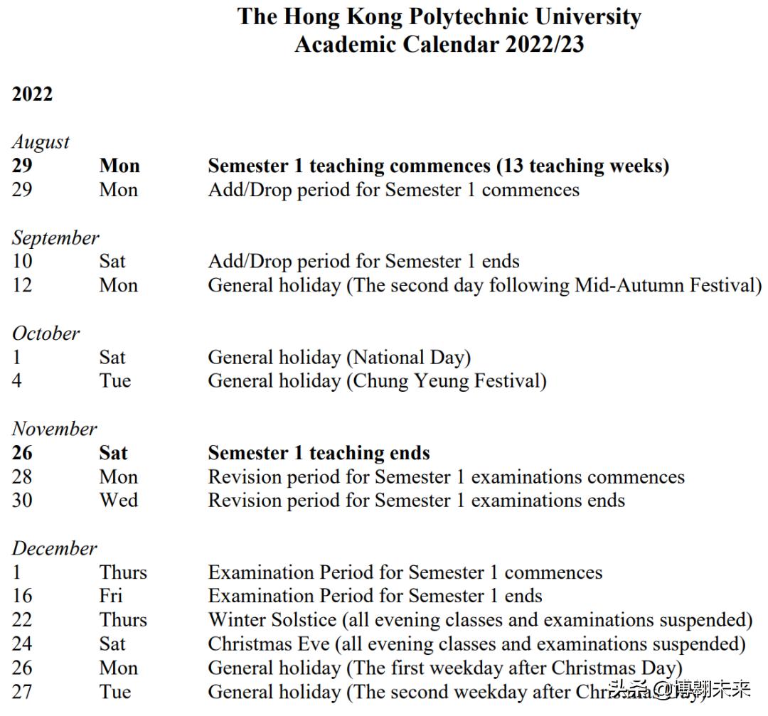 香港八大所学校,香港前八大学申请时间