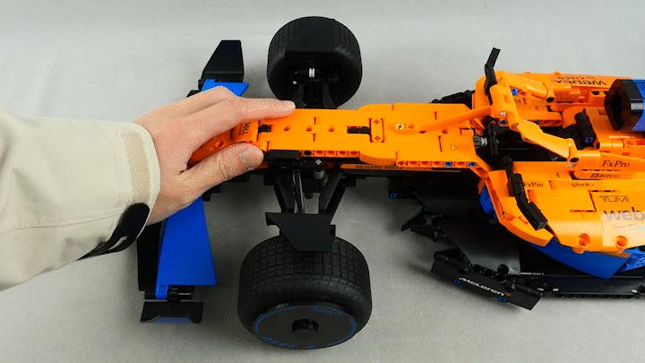 乐高42123迈凯伦塞纳机械组开箱,乐高42141迈凯伦f1赛车拼装过程