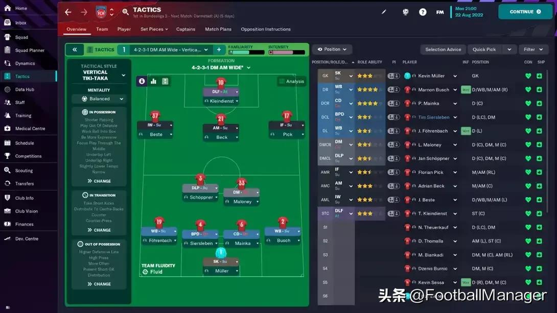 足球经理2020球员数据排名,足球经理2023各位置最好球员