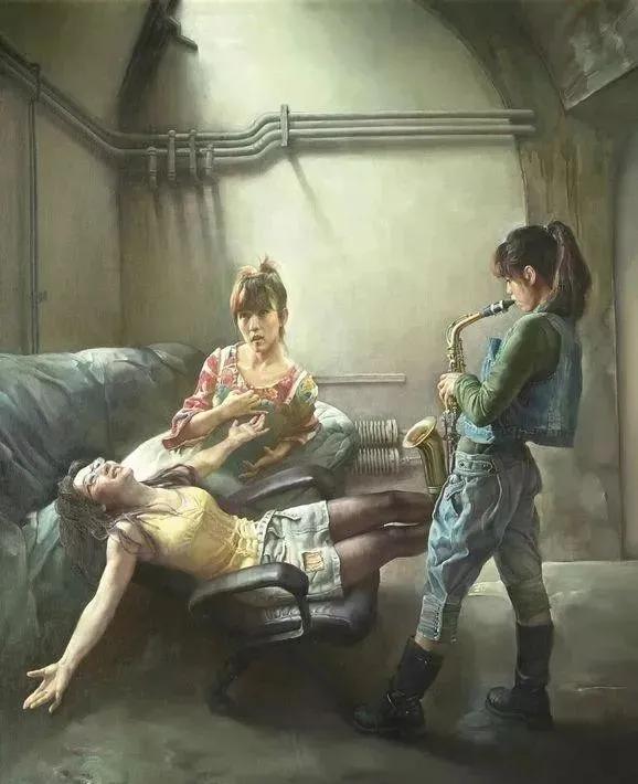 年轻漂亮女老师简笔画逼真,女教授工笔画欣赏