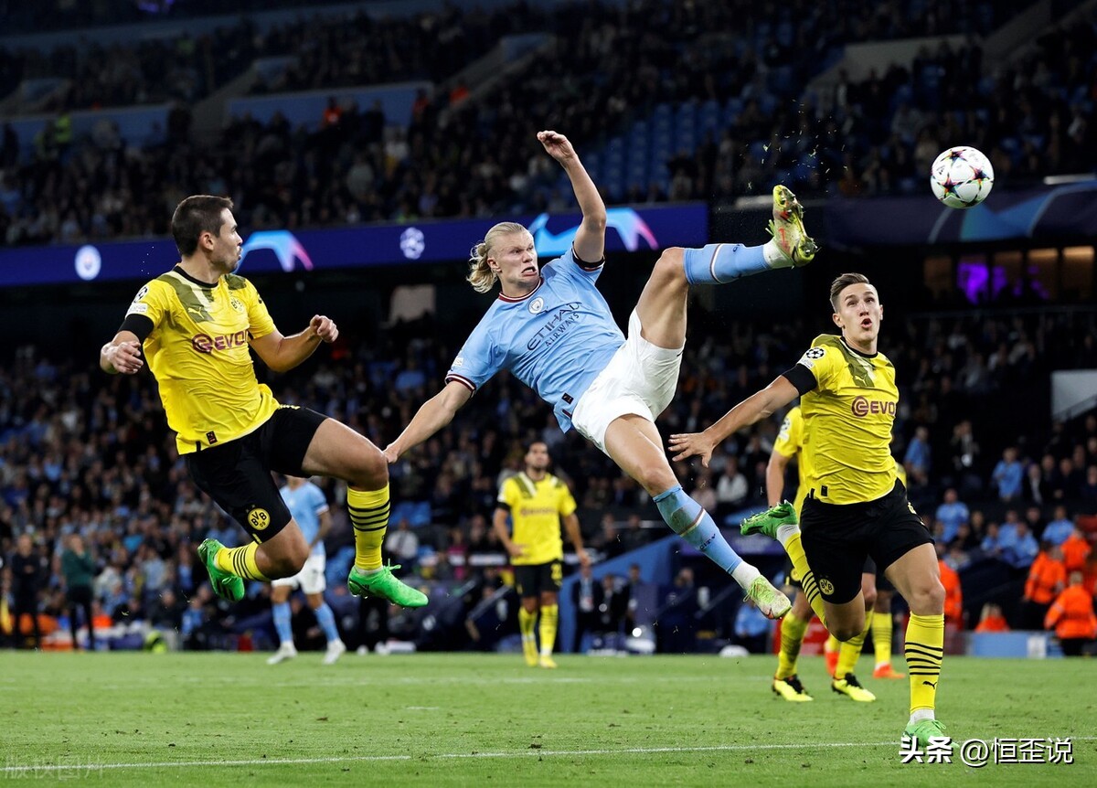 曼市德比哈兰德三个进球瞬间,曼市德比哈兰德