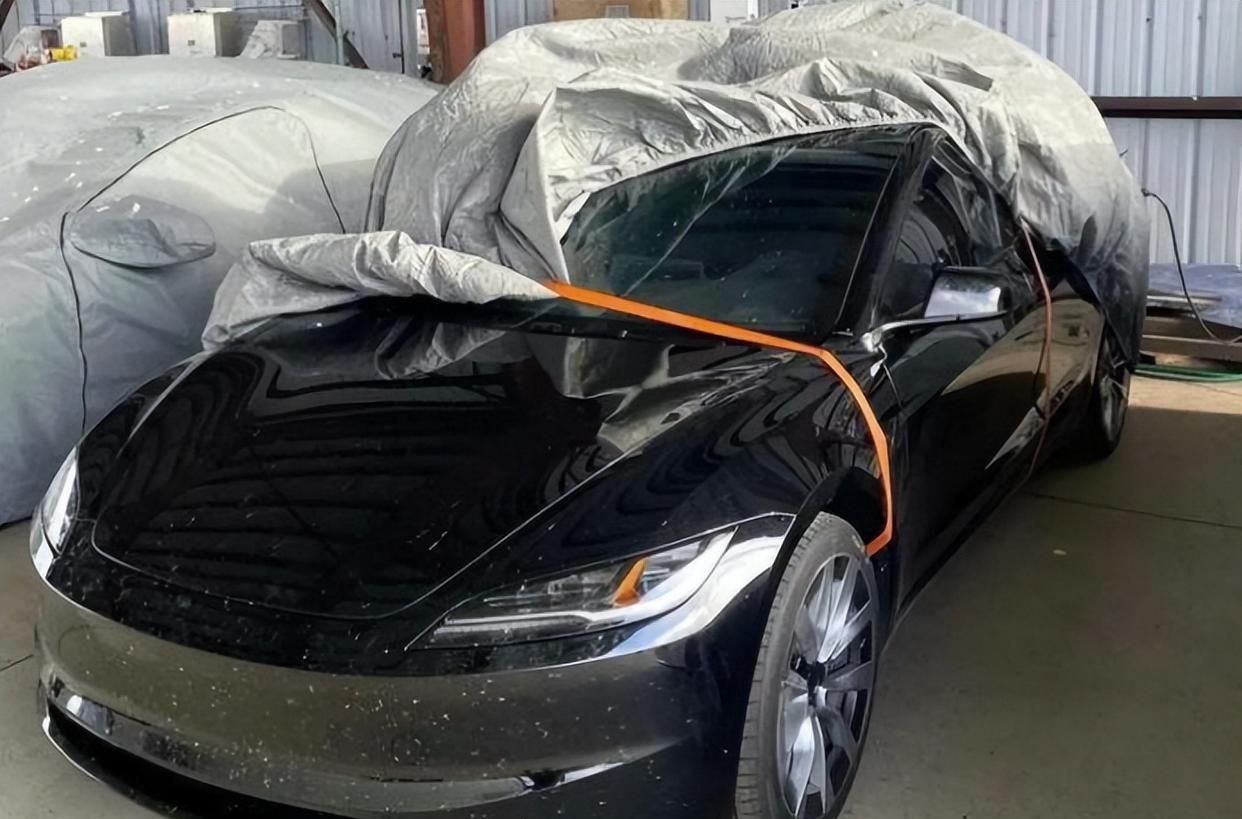 特斯拉公开的秘密,特斯拉换新版高性能前脸