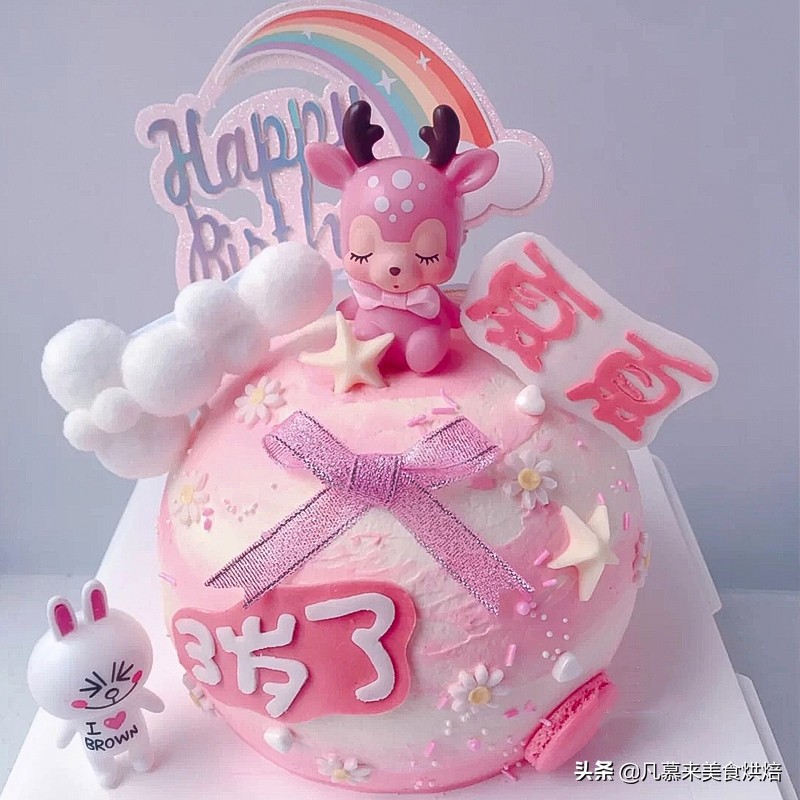 六一儿童节透明蛋糕盒子,六一儿童节蛋糕礼物