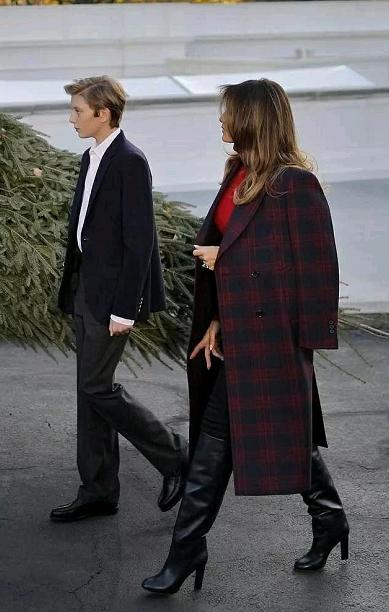 特朗普巴伦小时候,特朗普小儿子巴伦近照