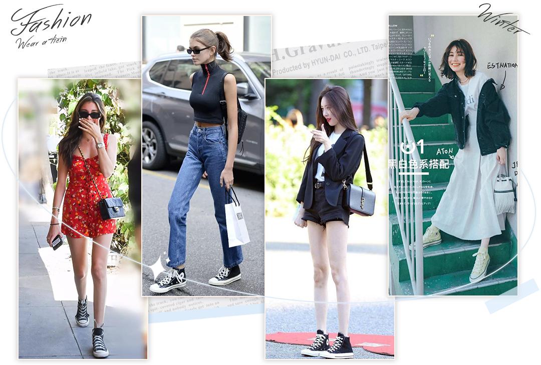 帆布鞋穿搭显瘦,时尚帆布鞋休闲百搭时髦又减龄